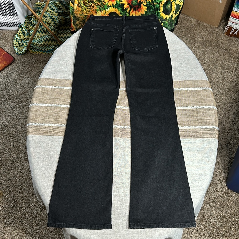 Woman’s Jeans We The Free Black Tall Boot Cut High Rise size 29 Stretch - Picture 5 of 10